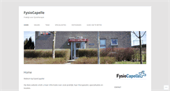Desktop Screenshot of fysiocapelle.nl